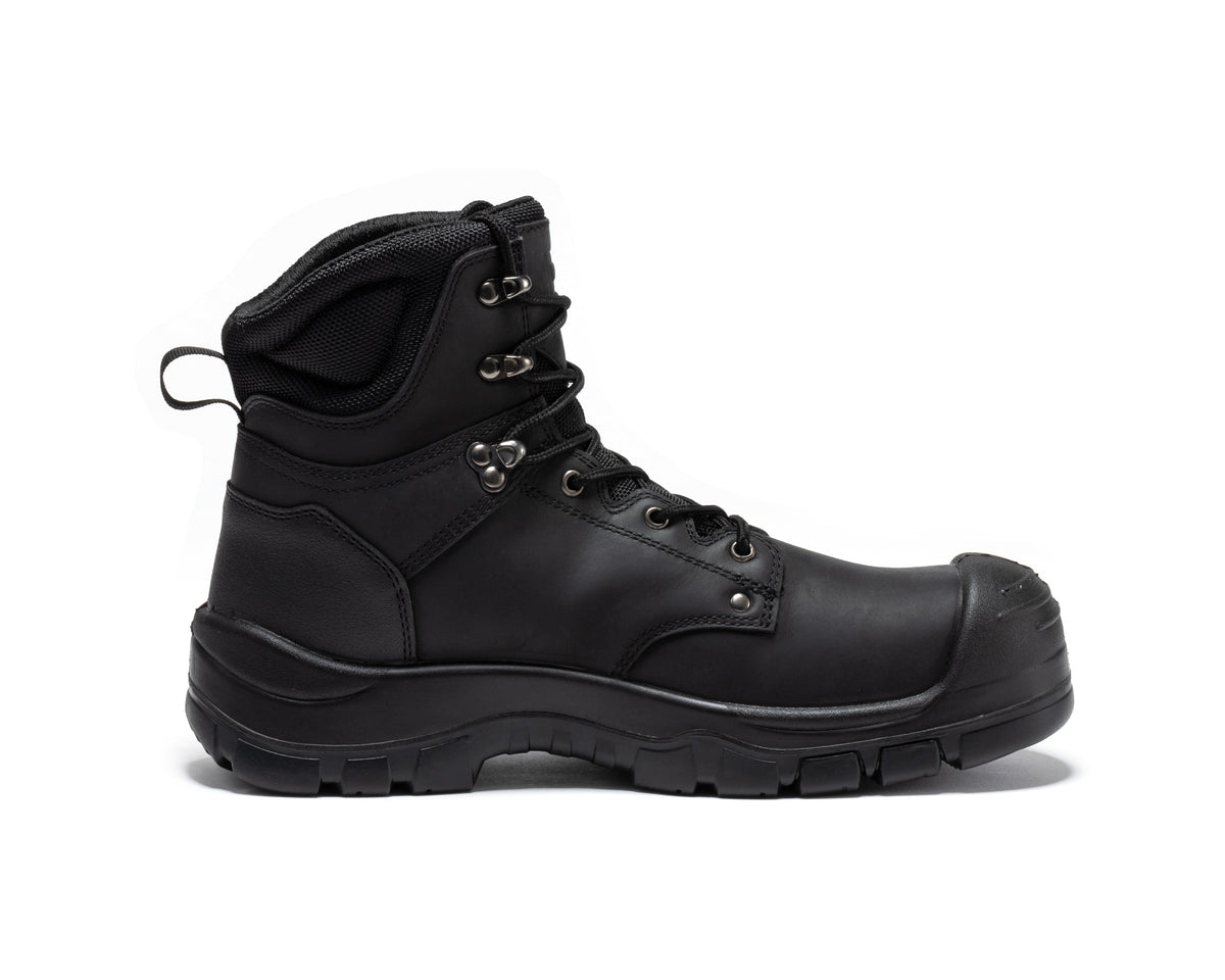 ROCKROOSTER Woodland Black 6 inch Waterproof Composite Toe Leather Work Boots AK662 – product view 8