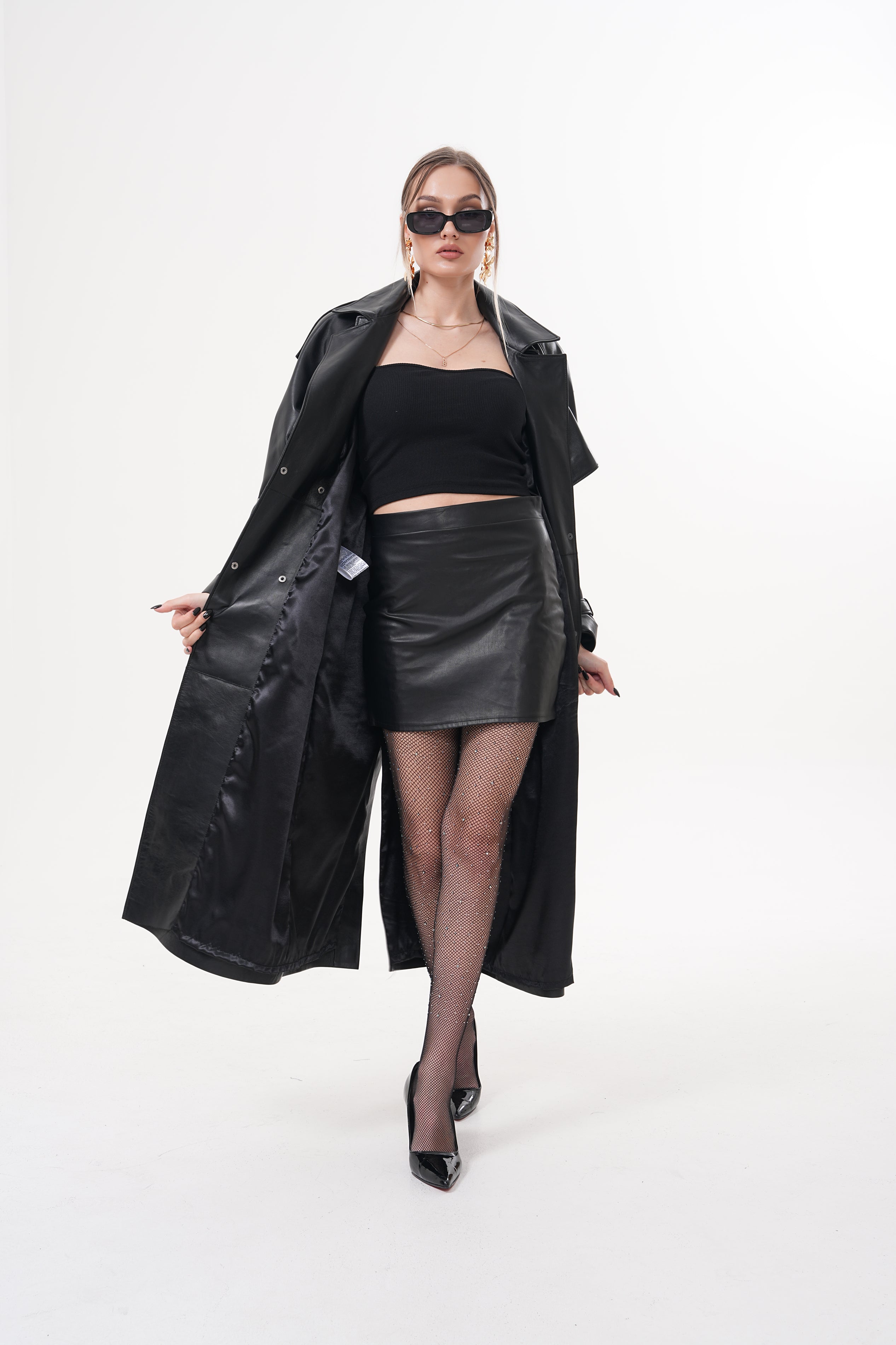 The Raven Black Leather Women Jacket