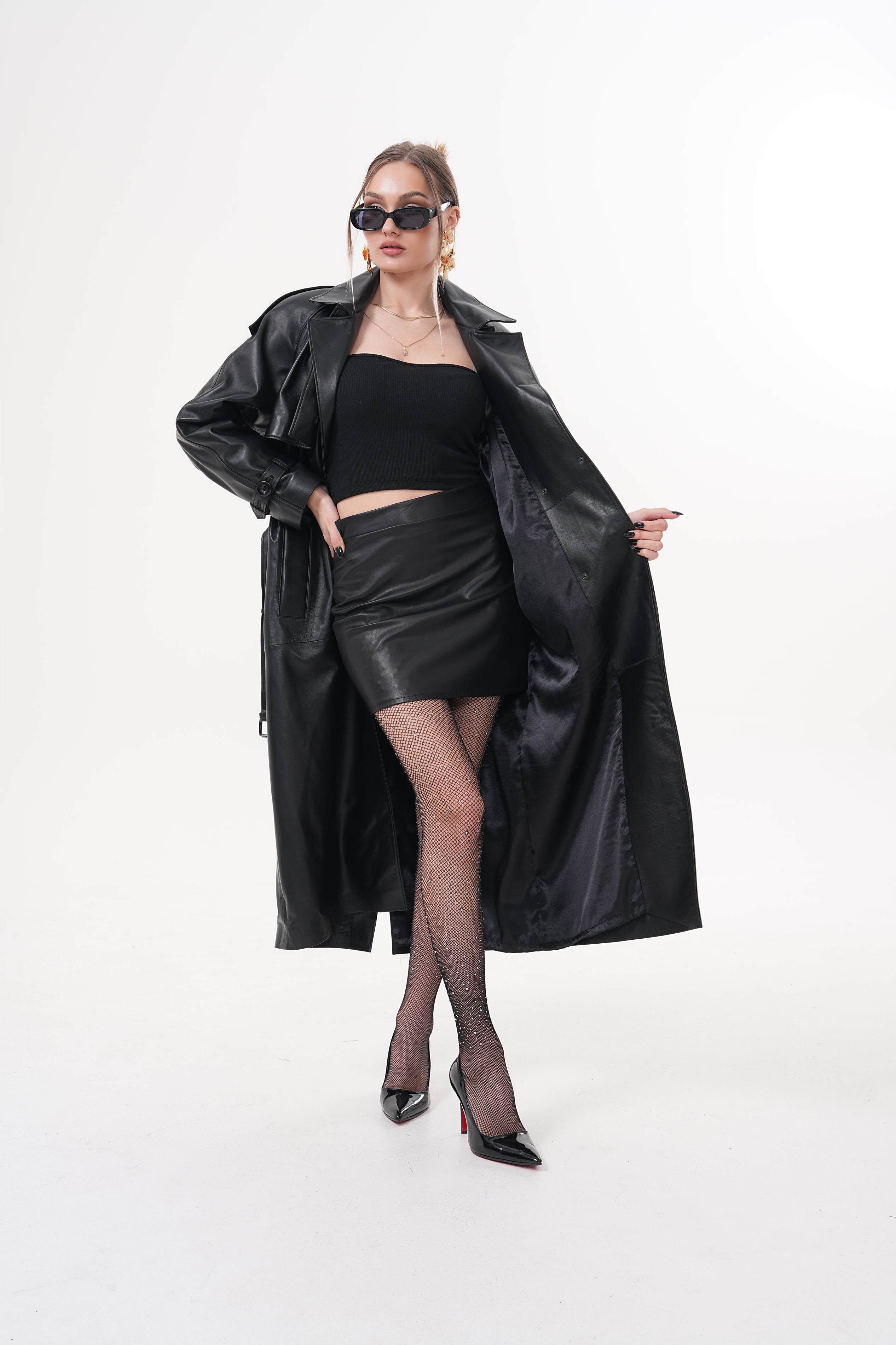 The Raven Black Leather Women Jacket