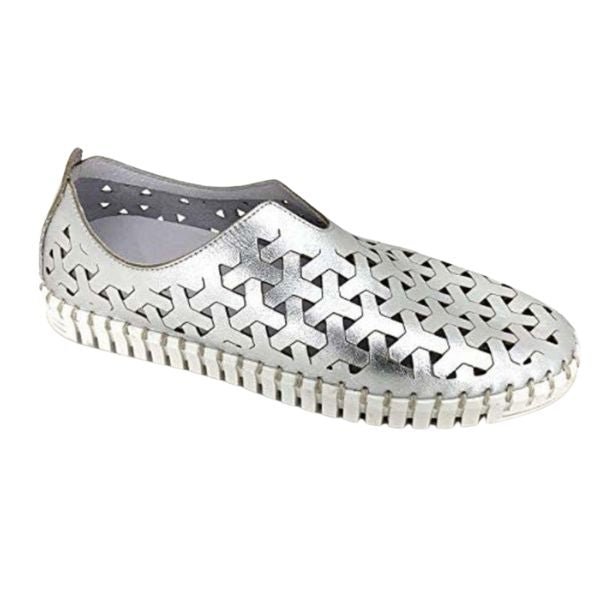 Eric Michael Inez Women’s Leather Platform Slip-On