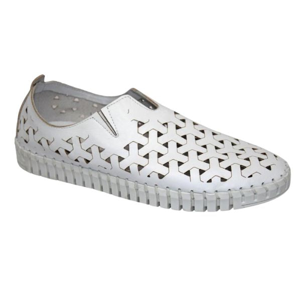 Eric Michael Inez Women’s Leather Platform Slip-On