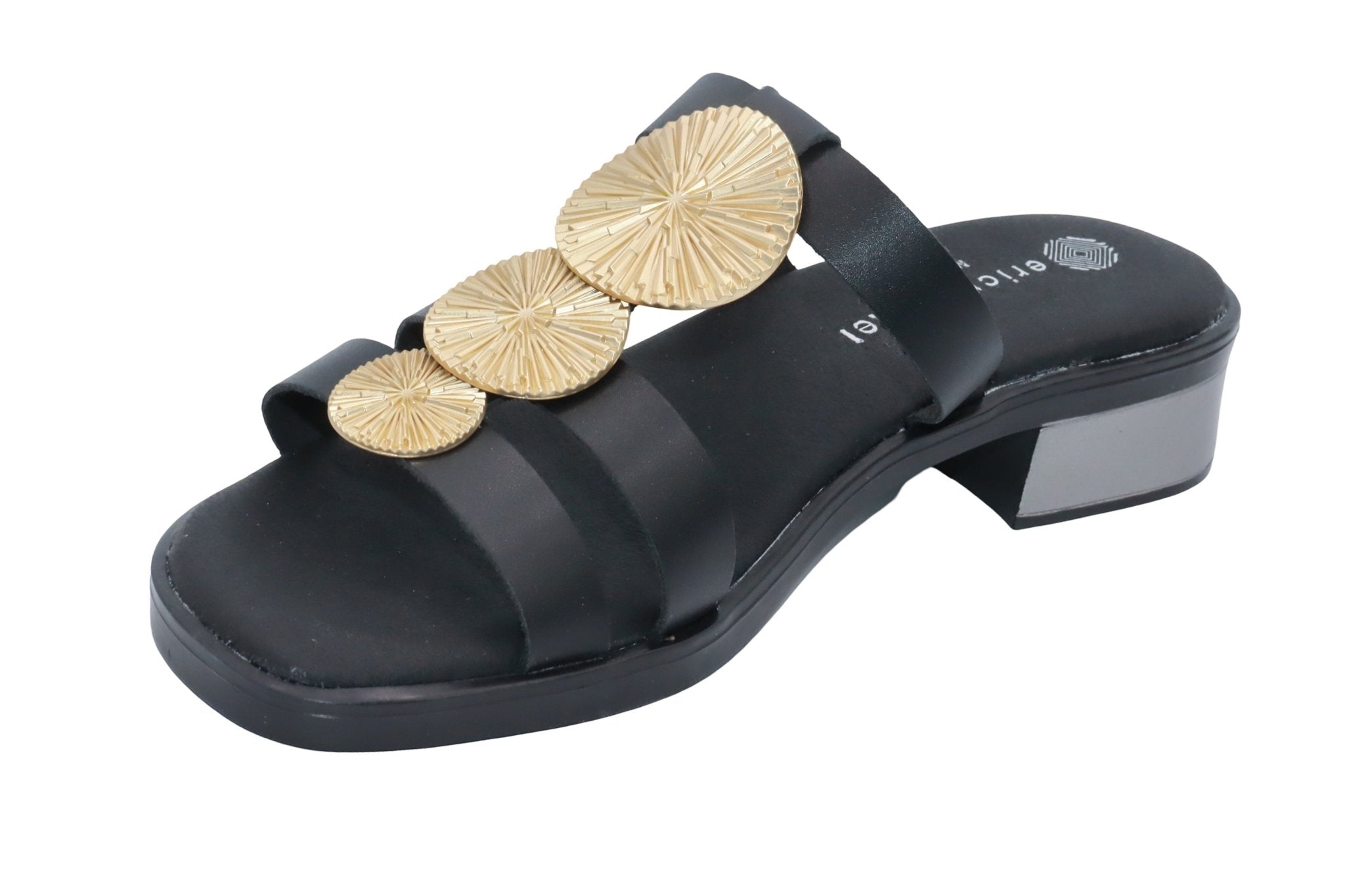 Eric Michael Inka Women’s Leather Slide Sandal