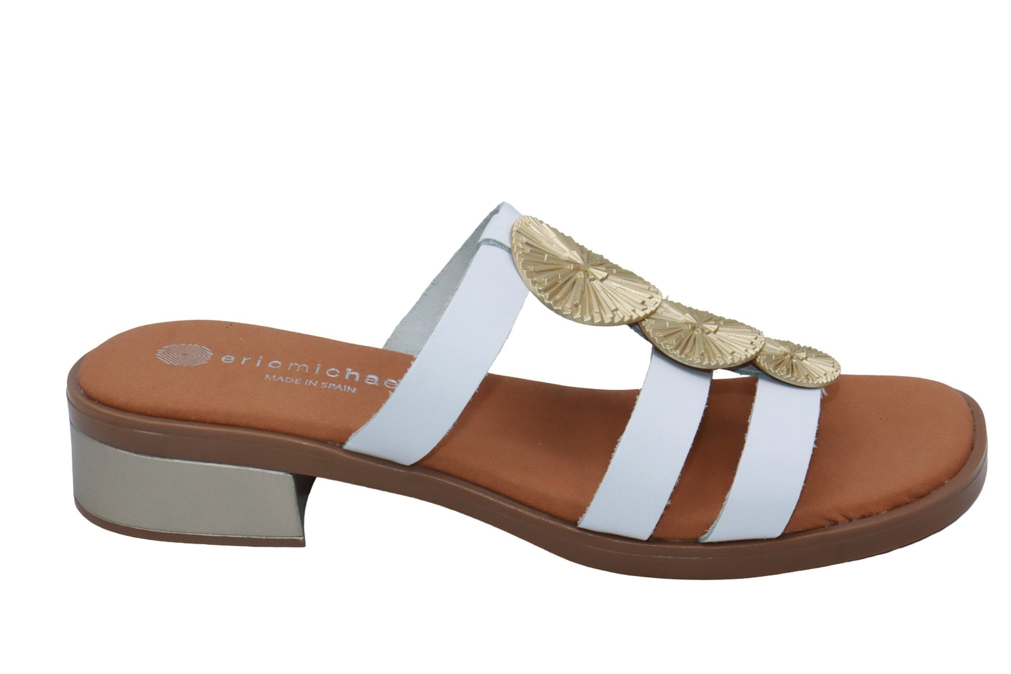 Eric Michael Inka Women’s Leather Slide Sandal
