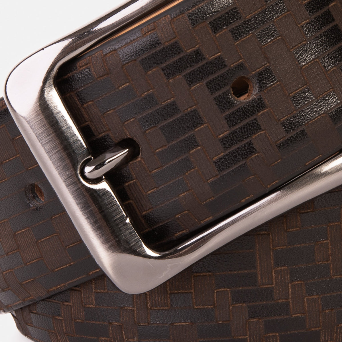 Vinci Leather The Meram Black Calfskin Belt – product view 2