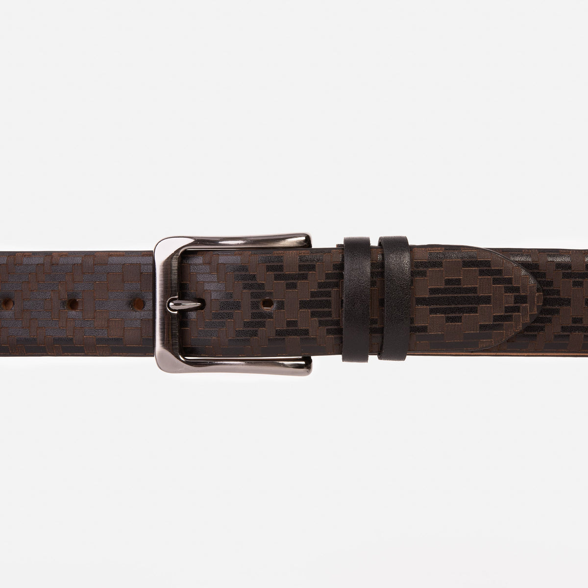 Vinci Leather The Meram Black Calfskin Belt – product view 4