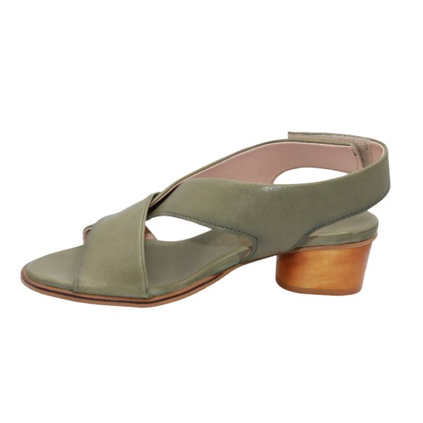Eric Michael Isla Women’s Nubuck Slingback Block Heel Sandal