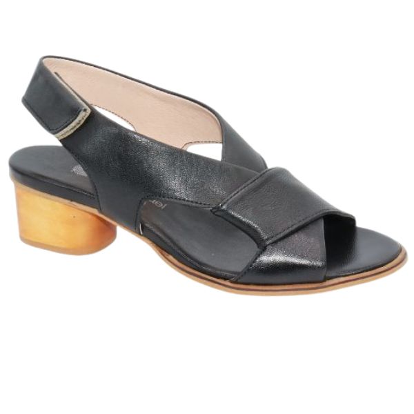 Eric Michael Isla Women’s Nubuck Slingback Block Heel Sandal