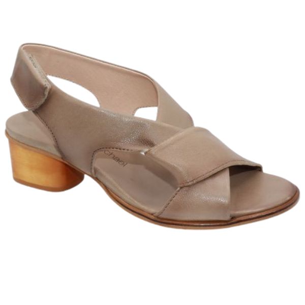 Eric Michael Isla Women’s Nubuck Slingback Block Heel Sandal