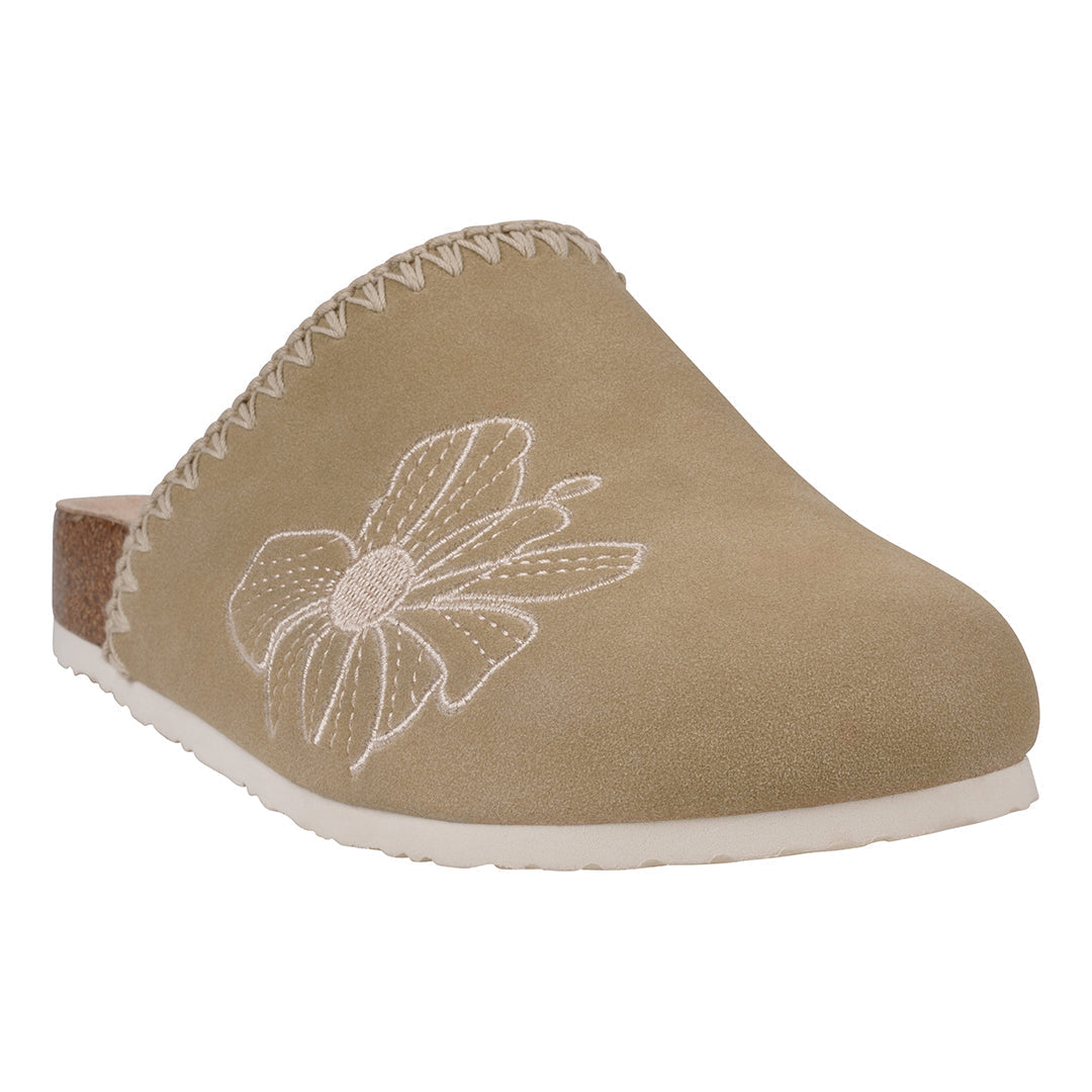 Women's Jamie Natural Slide Footbed Clogs – product view 1
