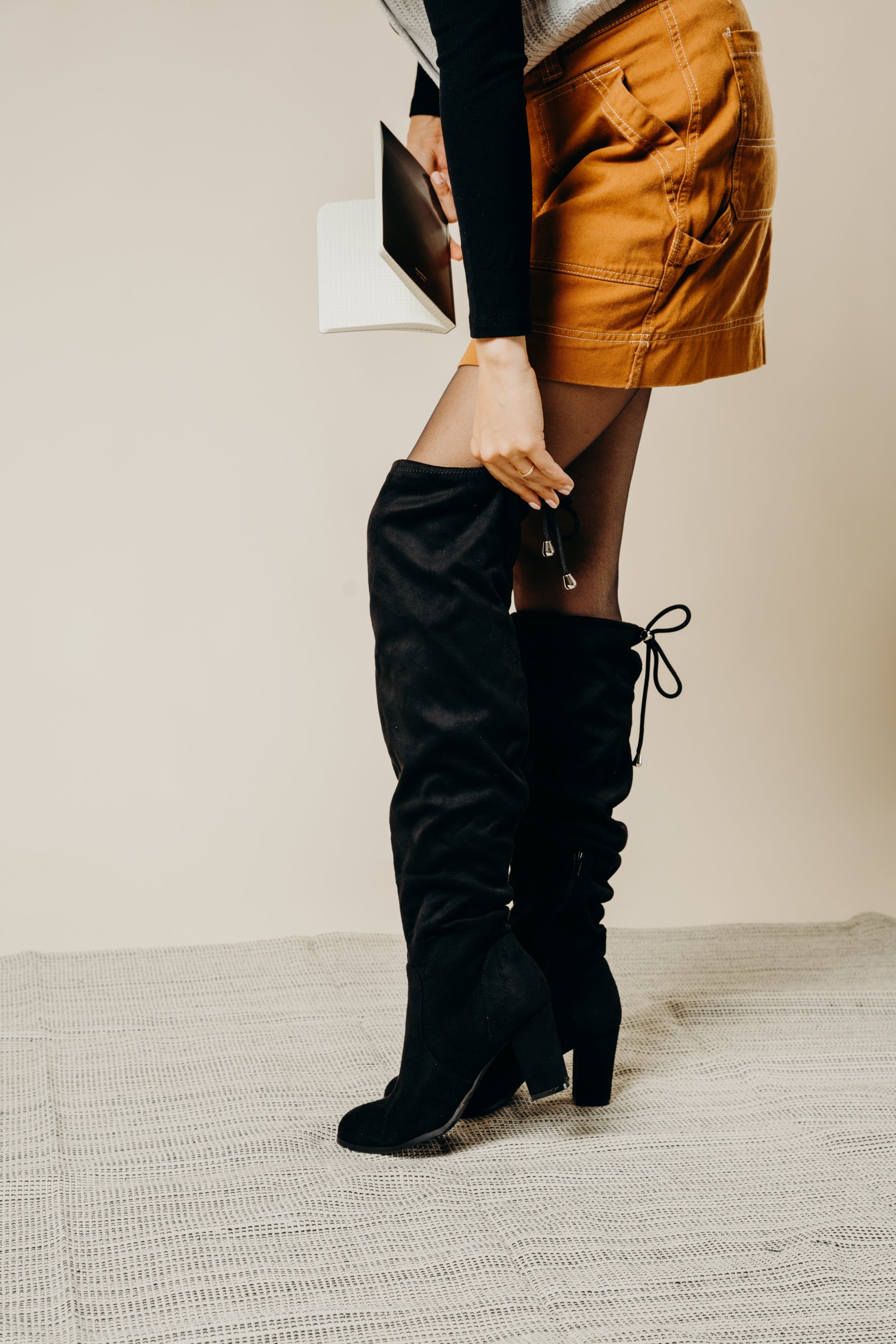 Aspen | Black Suede