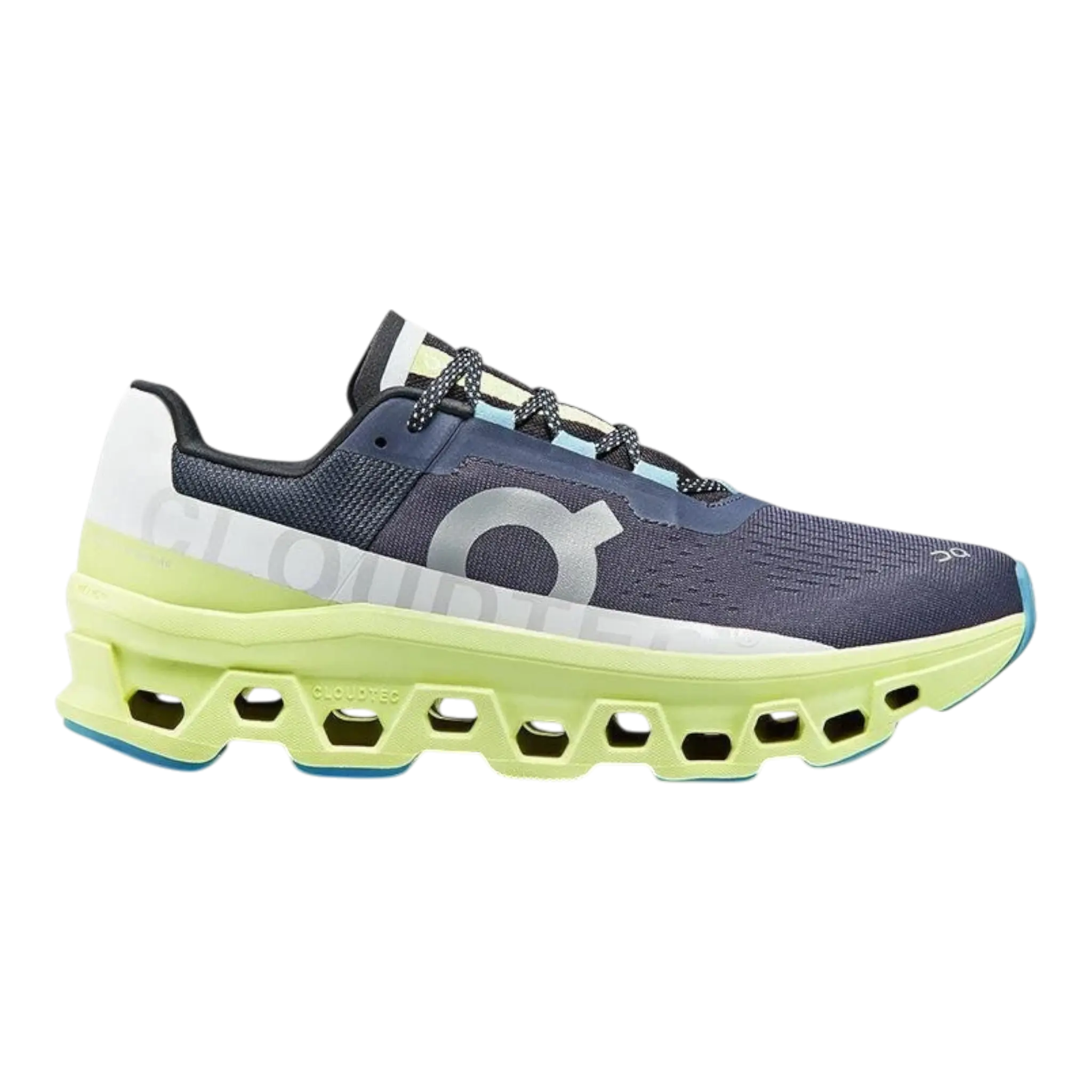 On Cloudmonster Men Running Sneakers Iron Hay