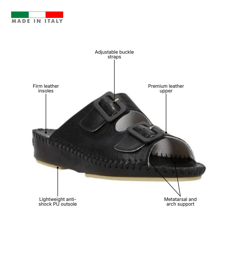 Jen Classic Leather Slide