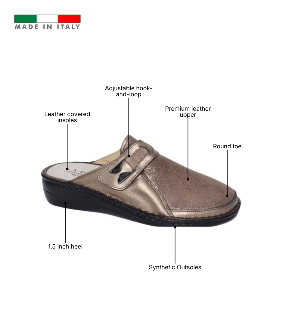 Joyce Women’s Leather Comfort Slide