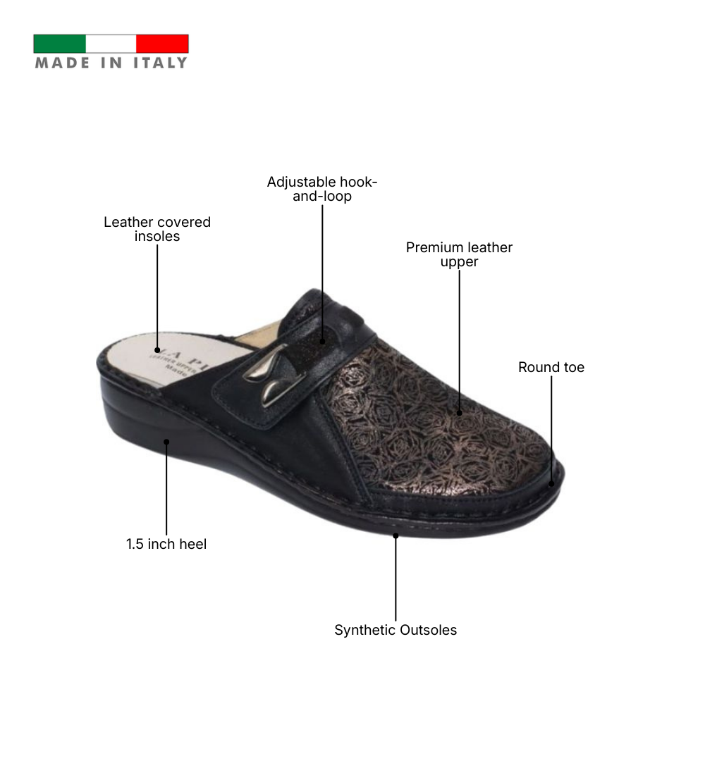 Joyce Women’s Leather Comfort Slide
