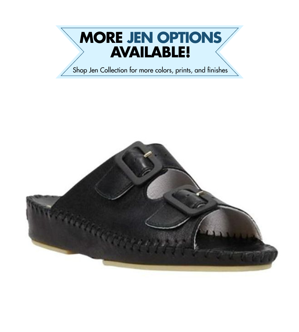 Jen Classic Leather Slide