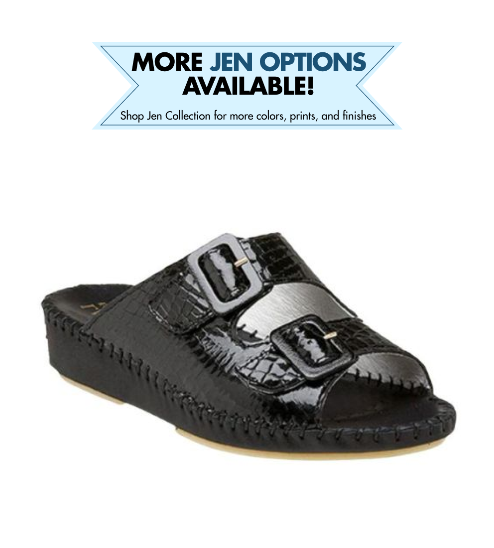 Jen Classic Leather Slide