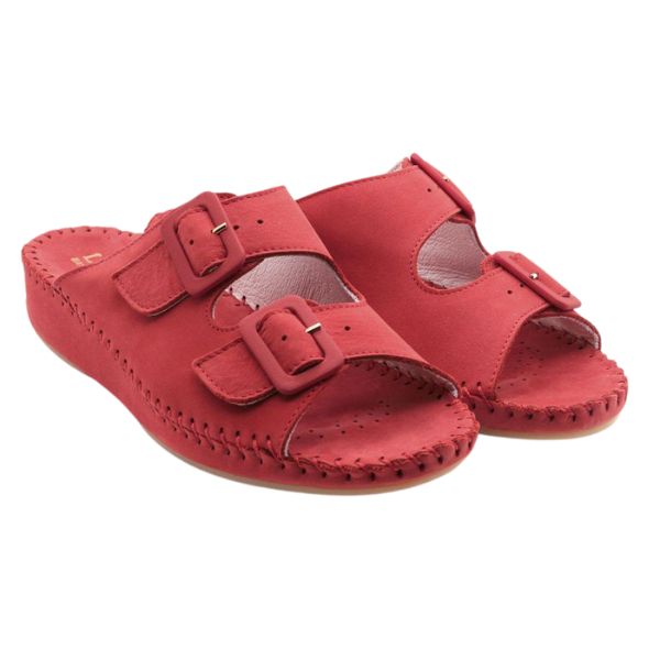 Jen Nubuck Leather Slide