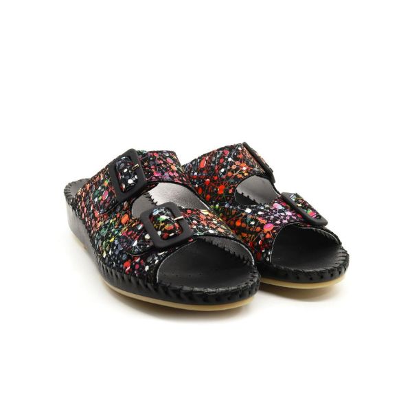Jen Women’s Leather Comfort Slide Sandal