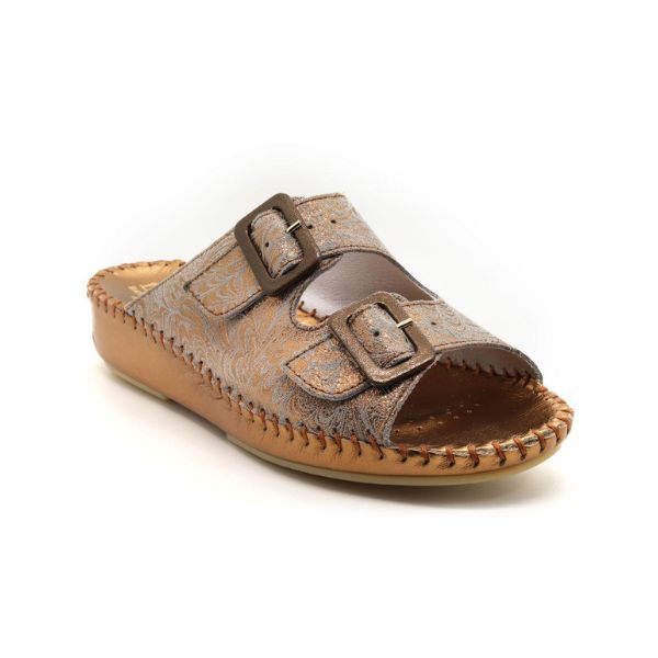 Jen Women’s Leather Comfort Slide Sandal