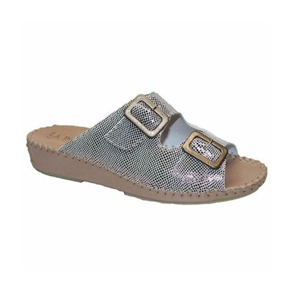 Jen Women’s Leather Comfort Slide Sandal