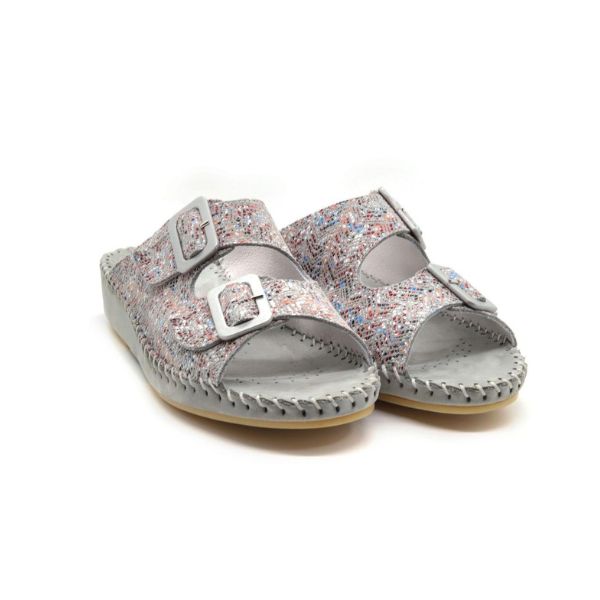 Jen Women’s Leather Comfort Slide Sandal