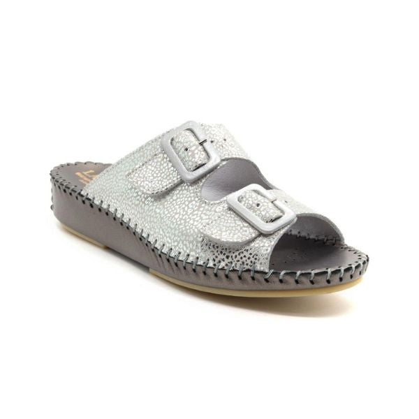Jen Women’s Leather Comfort Slide Sandal