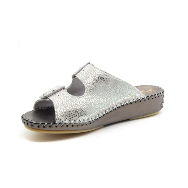 Jen Women’s Leather Comfort Slide Sandal