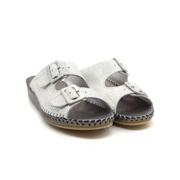 Jen Women’s Leather Comfort Slide Sandal