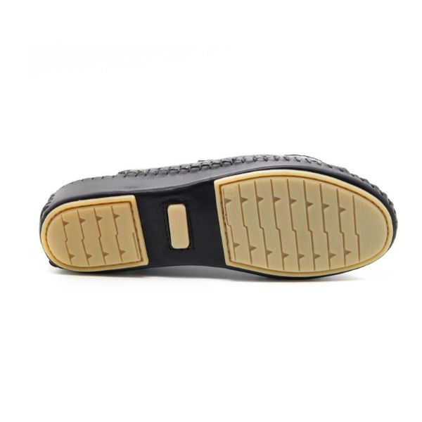 Jen Rhinestone Leather Slide