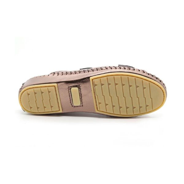 Jen Rhinestone Leather Slide