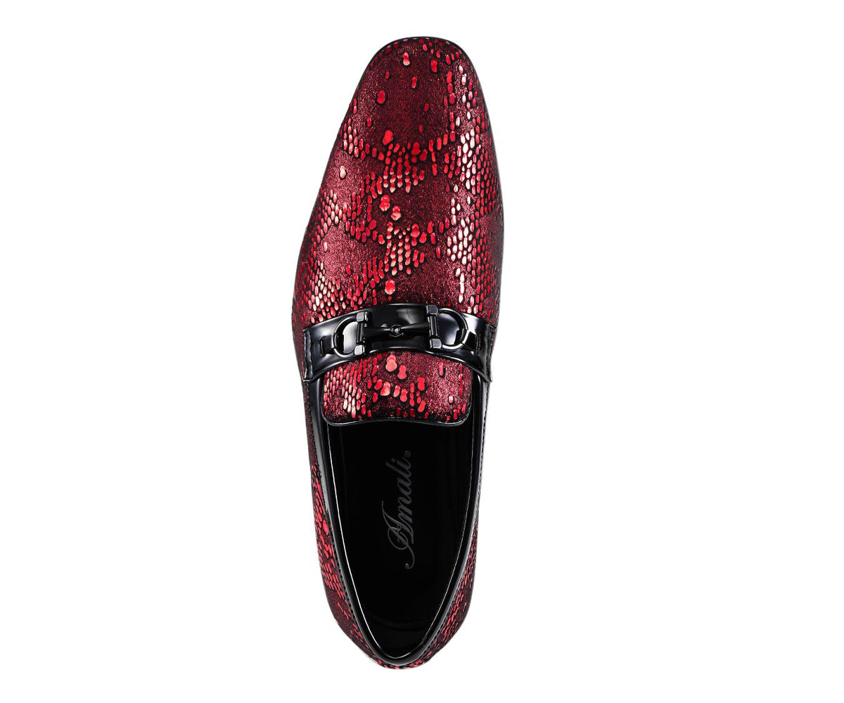 Amali Julian Red Slippers — product view 3