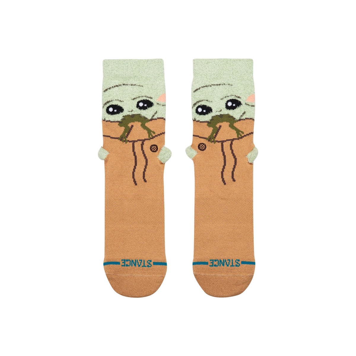 Stance X Star Wars Kids Poly Fuzzy Crew Socks - Grogu Hungry