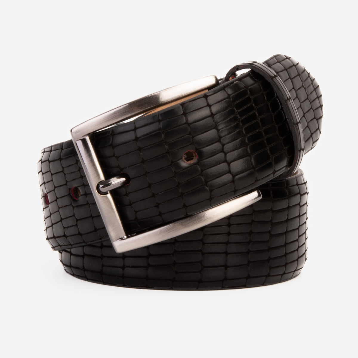Vinci Leather The Empire Black Leather Belt – product view 1