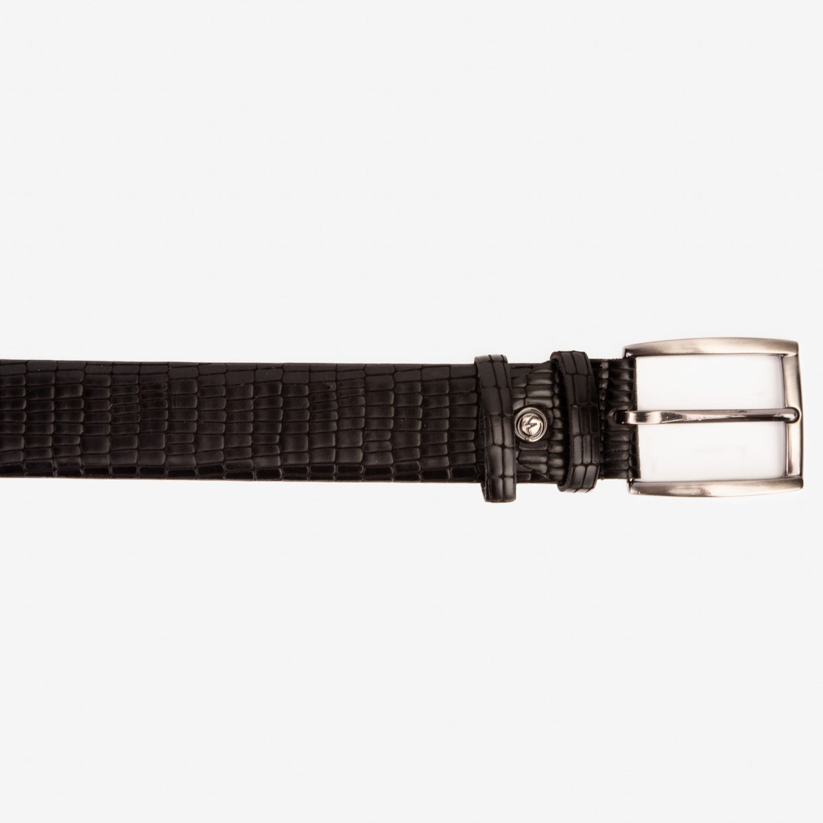 Vinci Leather The Empire Black Leather Belt – product view 4