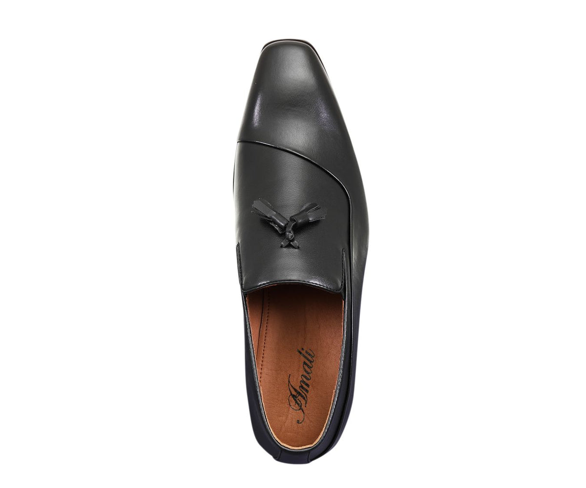 Amali Kurt Black Slippers — product view 3