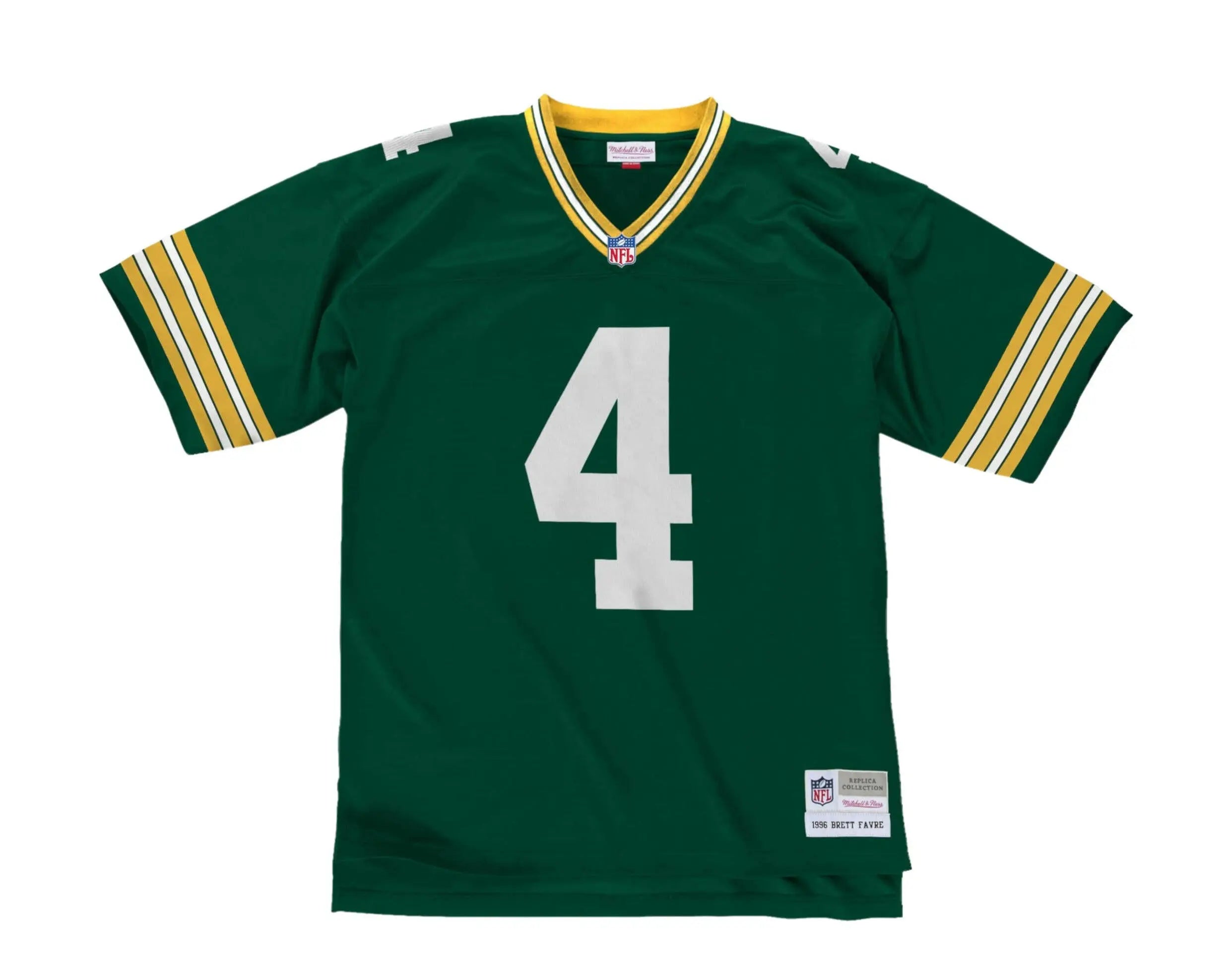 Mitchell & Ness Legacy Green Bay Packers 1996 Brett Favre Football Men's Jersey — Dark Green