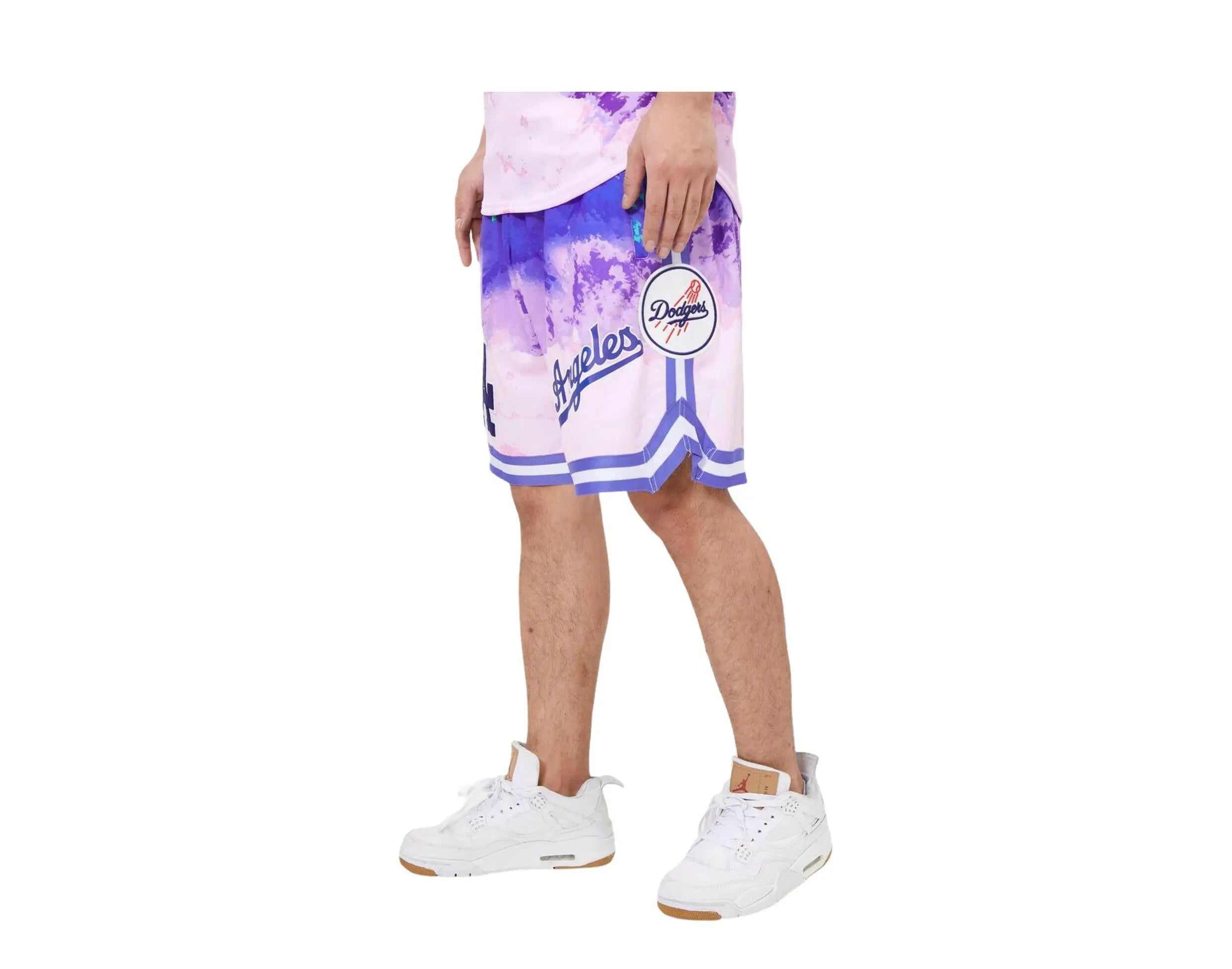 Pro Standard Los Angeles Dodgers Pro Team Men Shorts Multi/Pink Dye