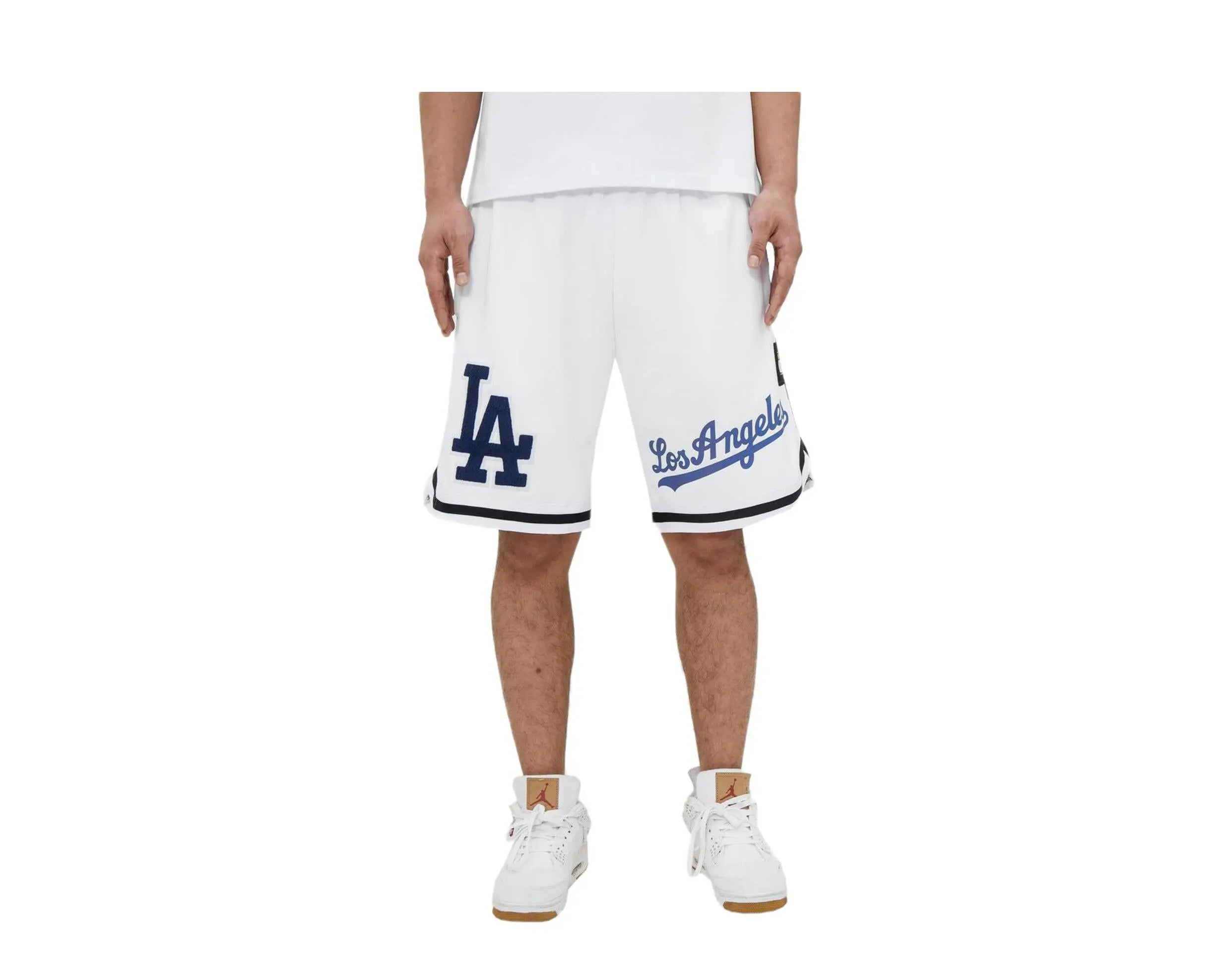 Pro Standard Los Angeles Dodgers Pro Team Men's Shorts — White