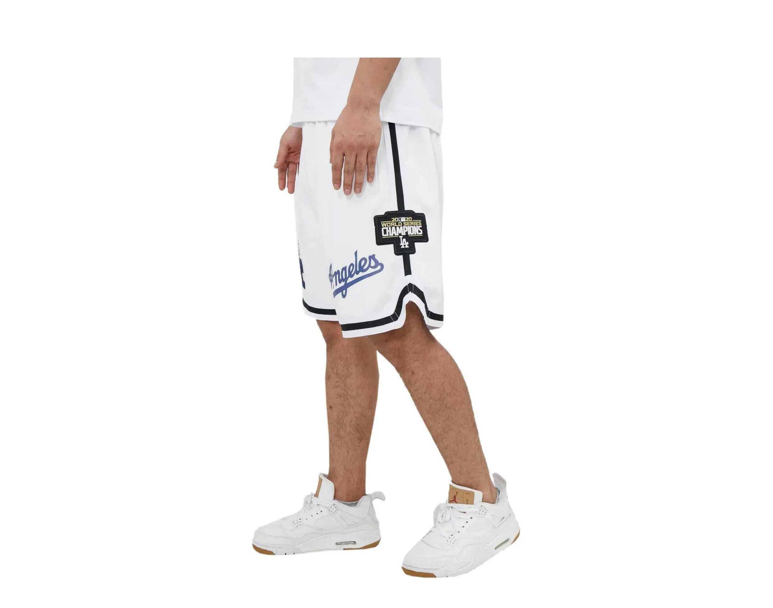 Pro Standard Los Angeles Dodgers Pro Team Men's Shorts — White
