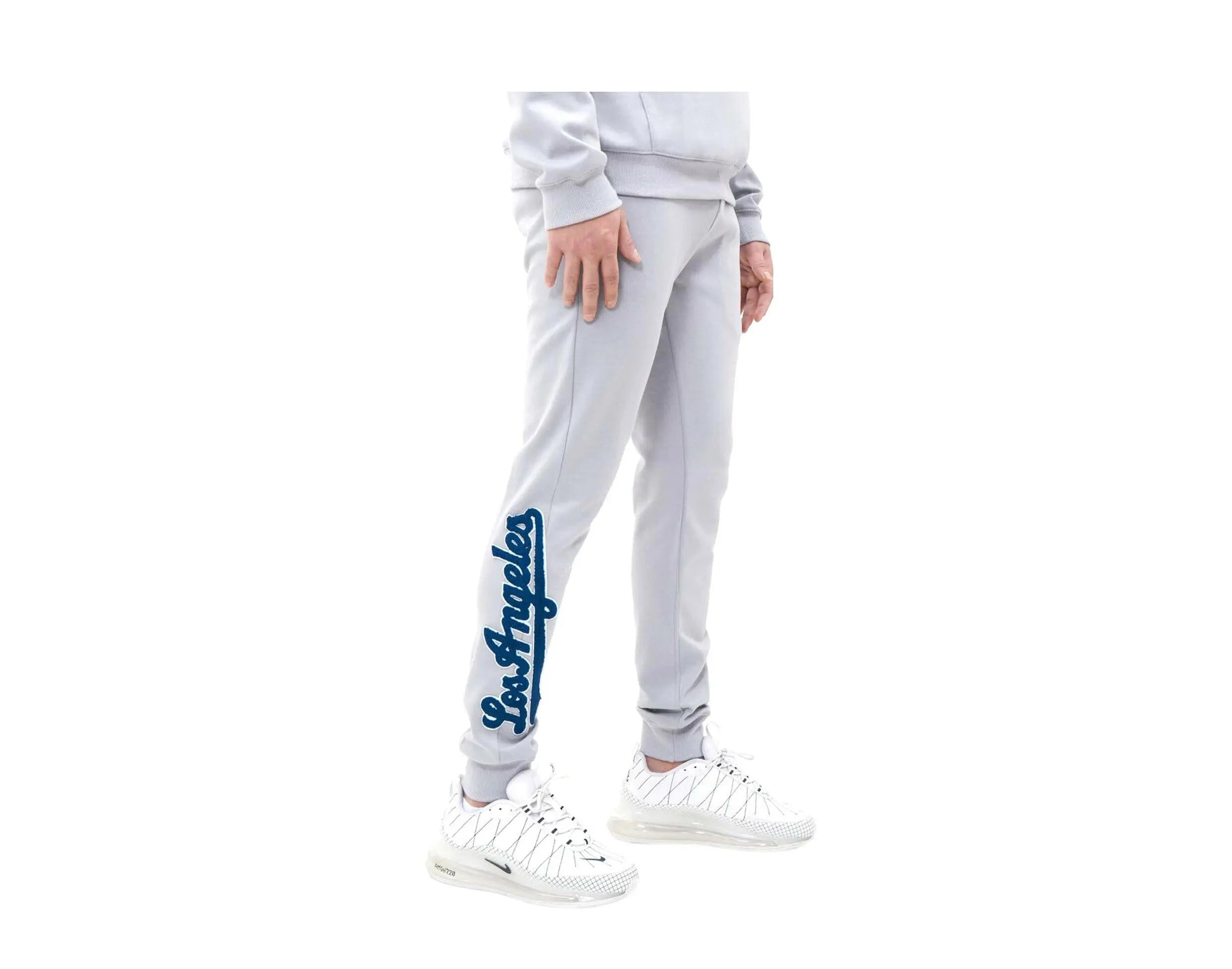Pro Standard Los Angeles Dodgers Logo Men's Jogger Pants — Grey