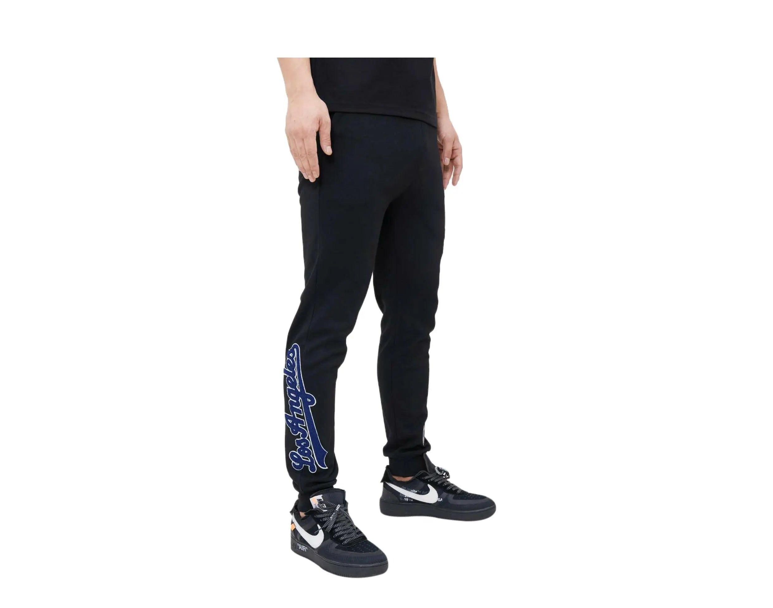 Pro Standard Los Angeles Dodgers Classic Chenille Men's Jogger Pants — Black