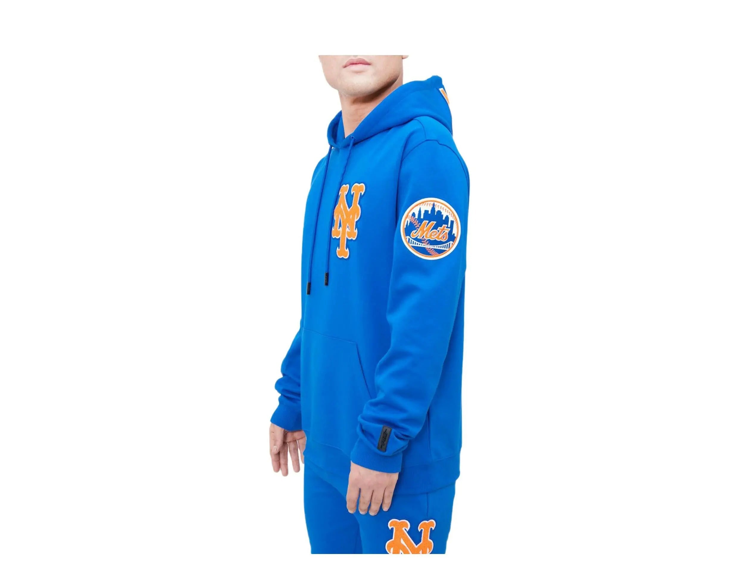 Pro Standard New York Mets Classic Chenille Men's Hoodie — Royal Blue