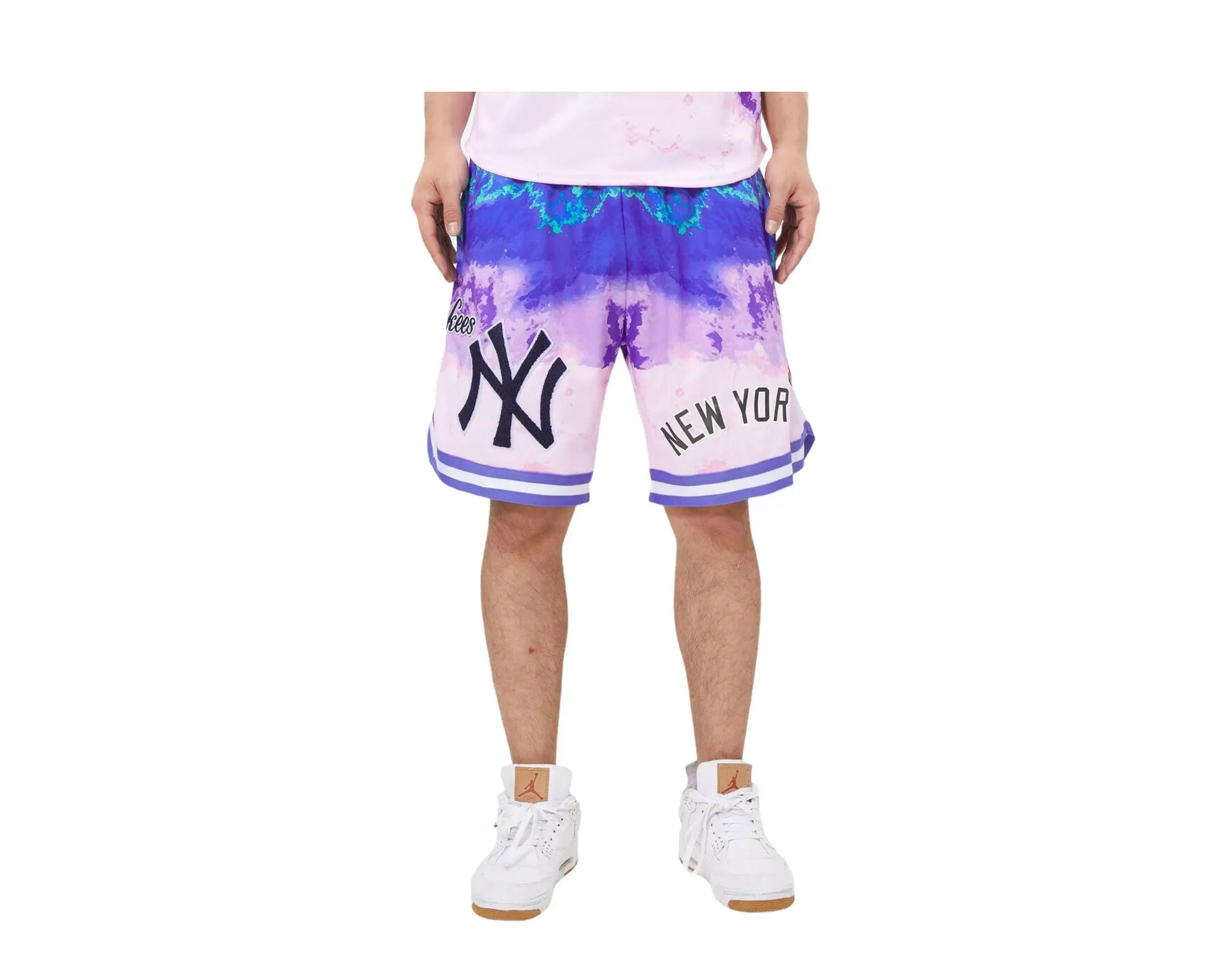 Pro Standard New York Yankees Pro Team Pink Dye Men's Shorts — Pink Dye