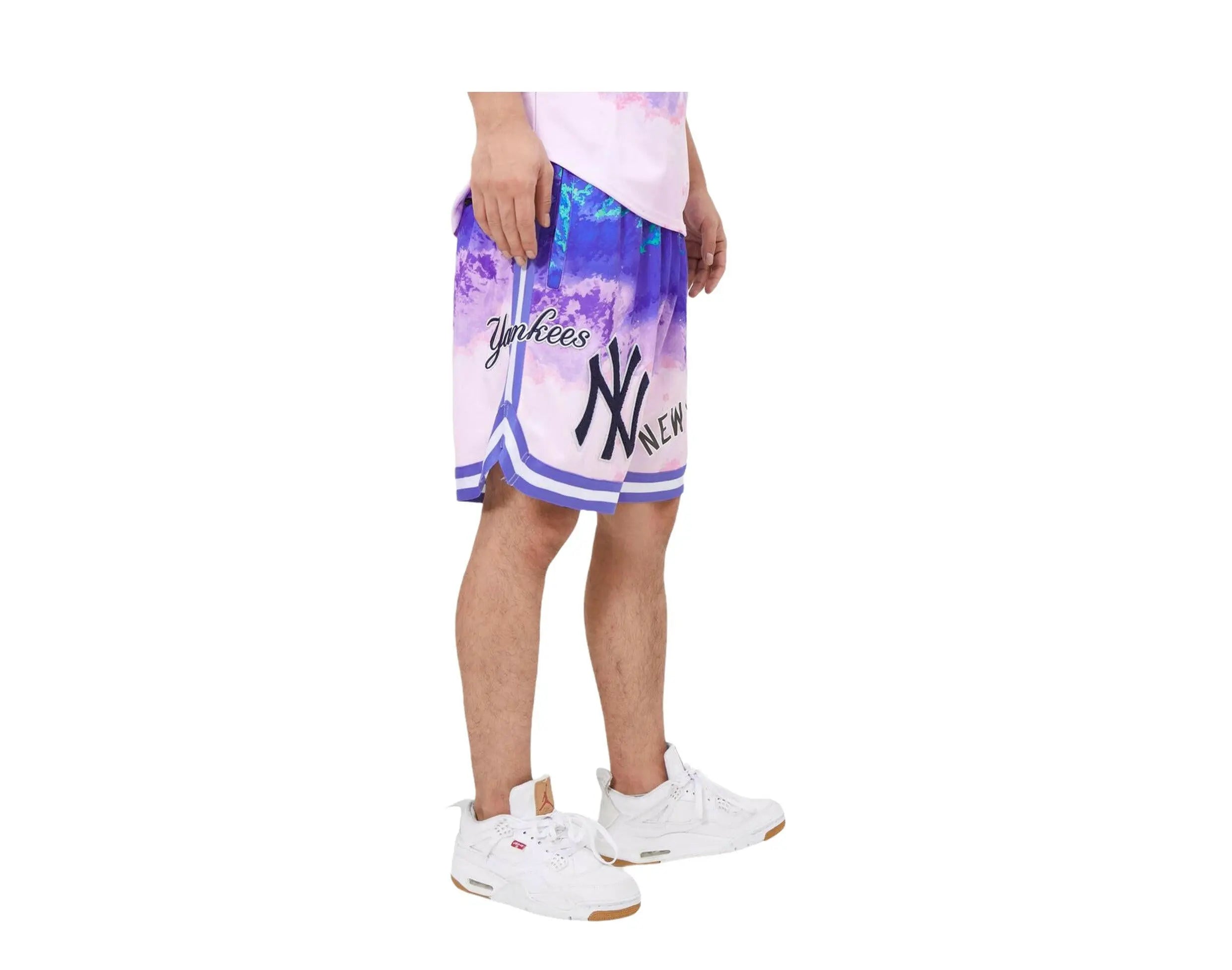 Pro Standard New York Yankees Pro Team Pink Dye Men's Shorts — Pink Dye