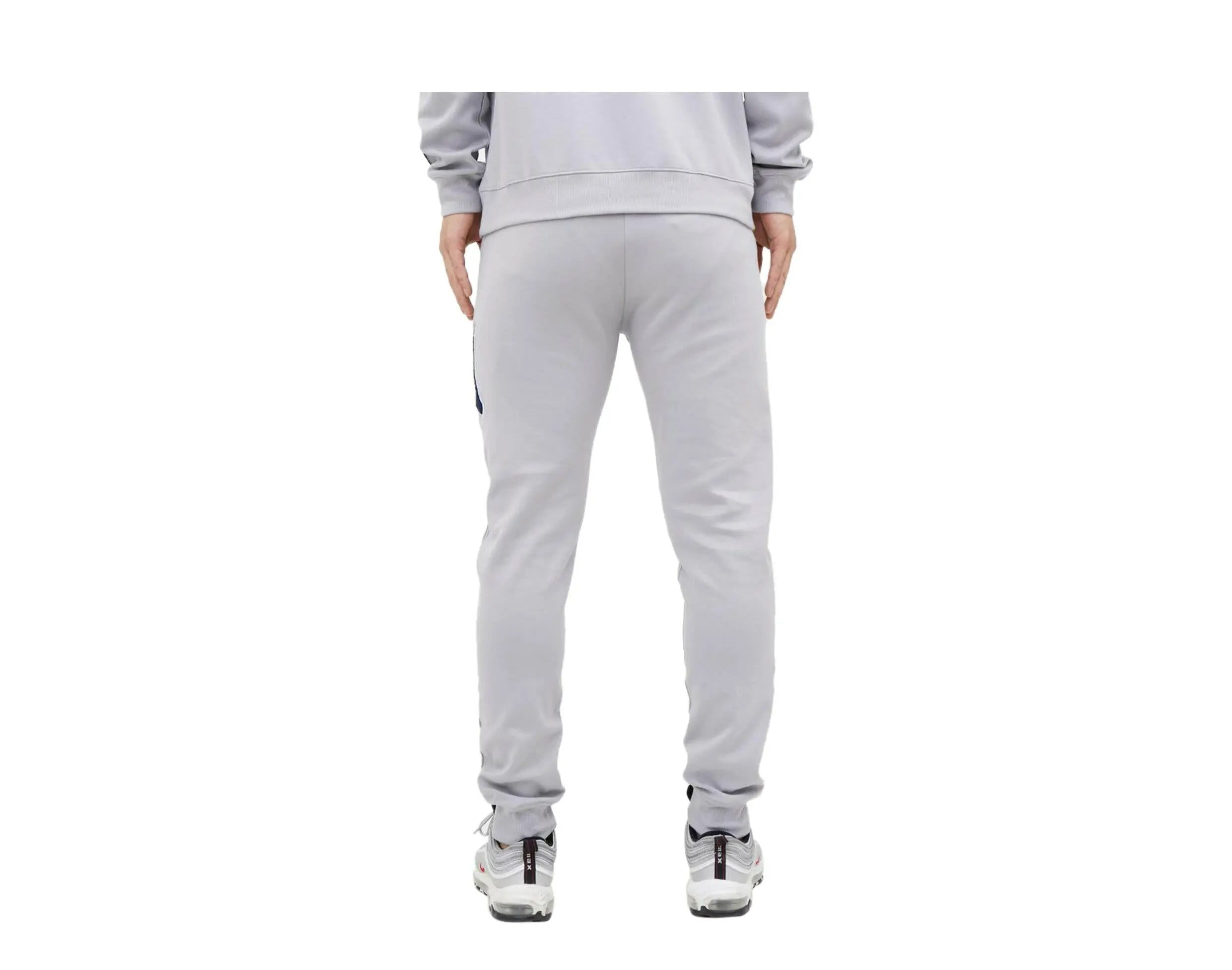 Pro Standard New York Yankees Classic Chenille Men's Jogger Pants — Grey/Navy