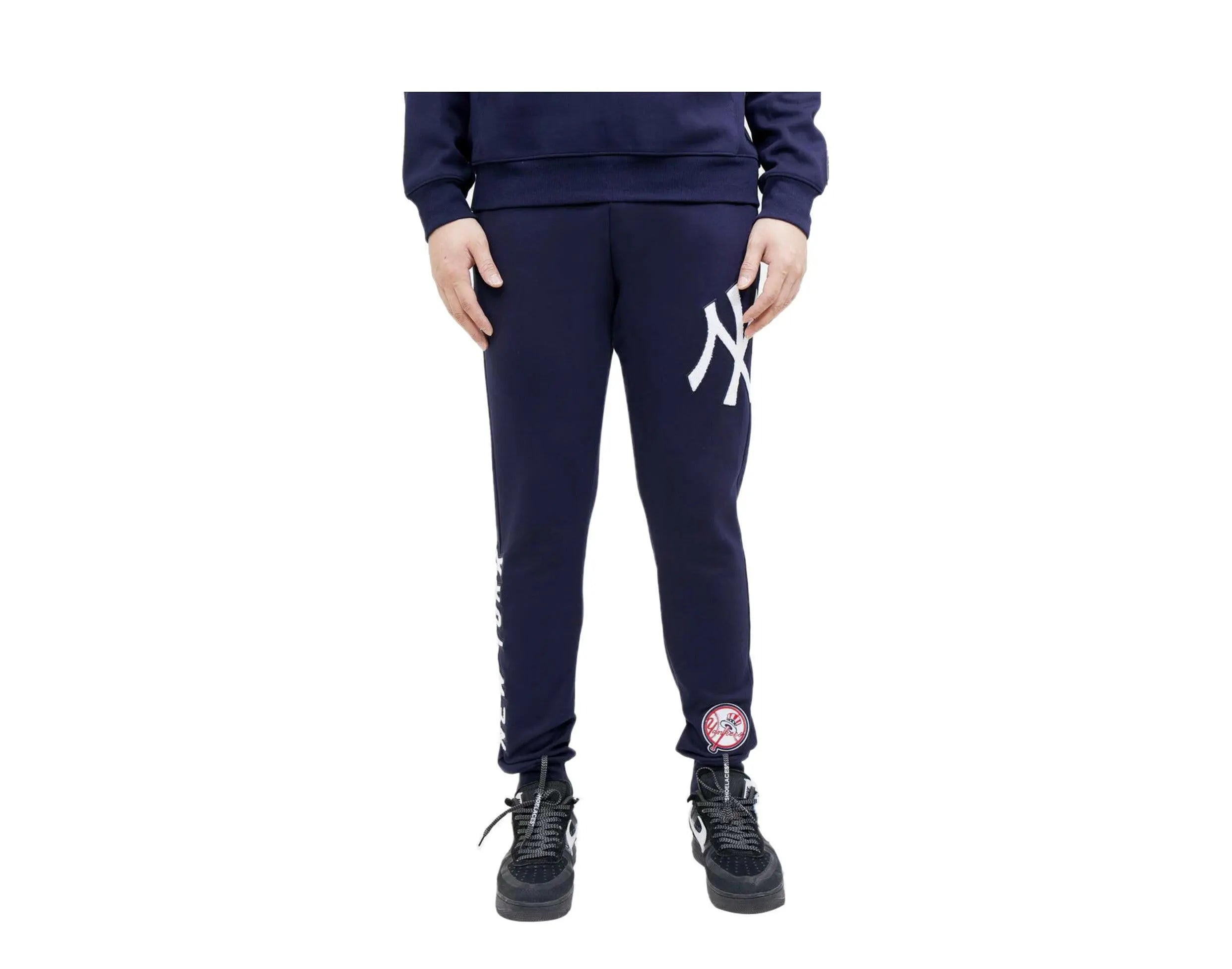 Pro Standard New York Yankees Logo Joggers Men's Sweatpants — Navy