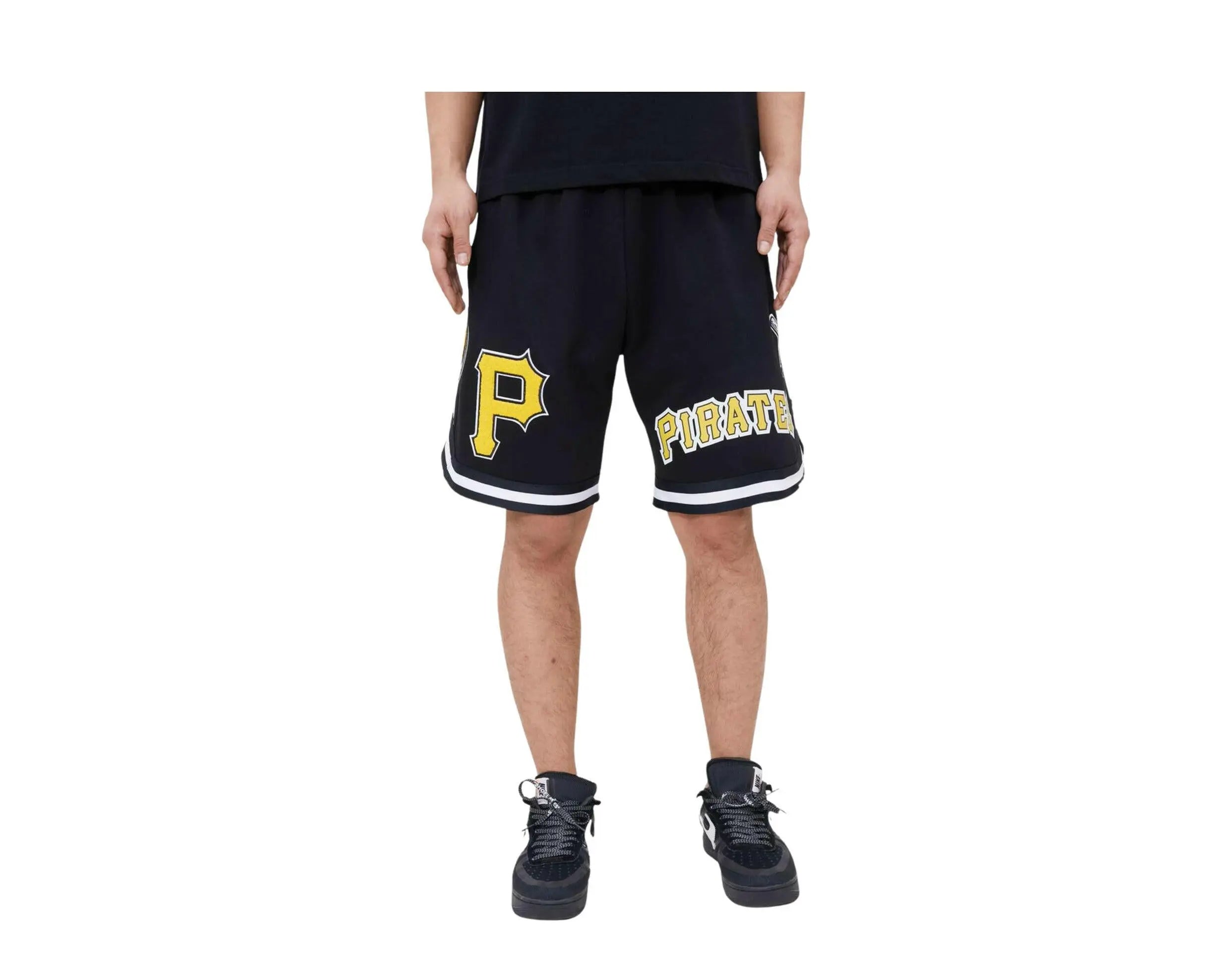 Pro Standard Pittsburgh Pirates Pro Team Jogger Men's Shorts — Black