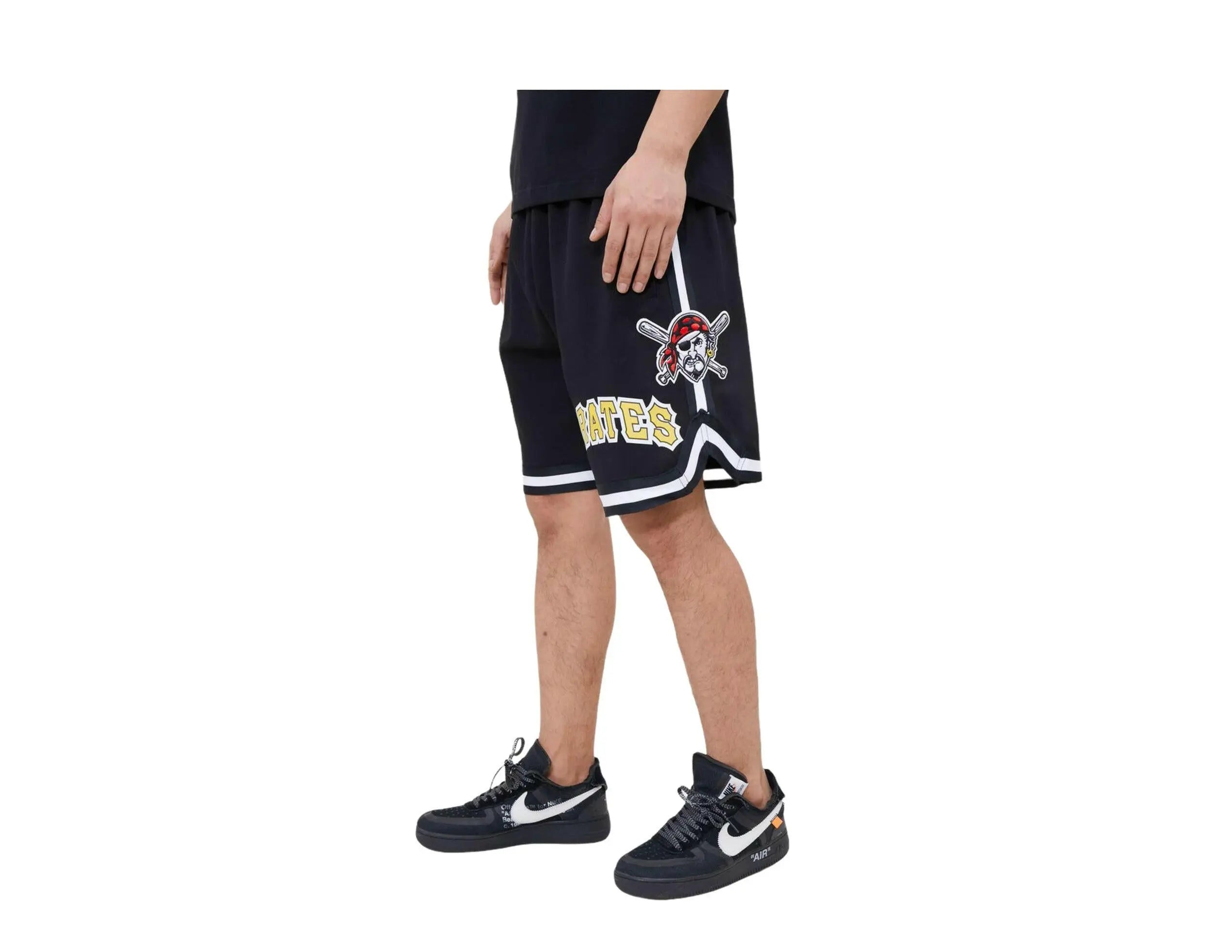 Pro Standard Pittsburgh Pirates Pro Team Jogger Men's Shorts — Black
