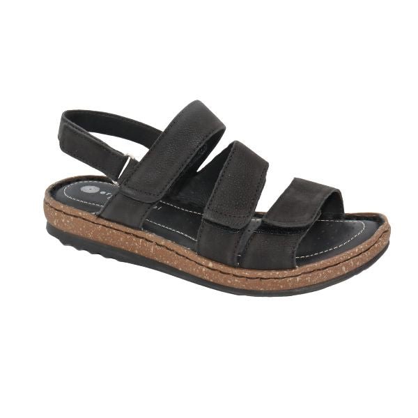 Eric Michael Laine Triple-Strap Adjustable Sandal