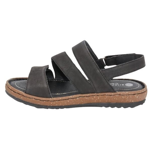 Eric Michael Laine Triple-Strap Adjustable Sandal